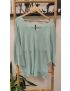 Camisola Malha Fina/Verde Àgua