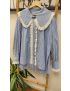 Camiseiro/ Riscas com Gola