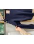 Camisola de malha azul