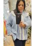 Camiseiro/ Riscas com Gola