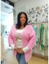 Casaco Malha/Rosa