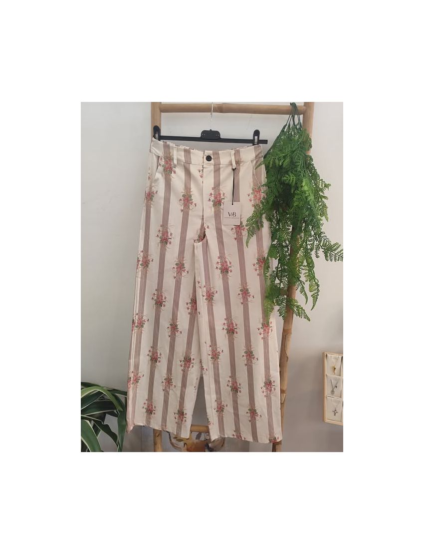 Calças padrão vintage