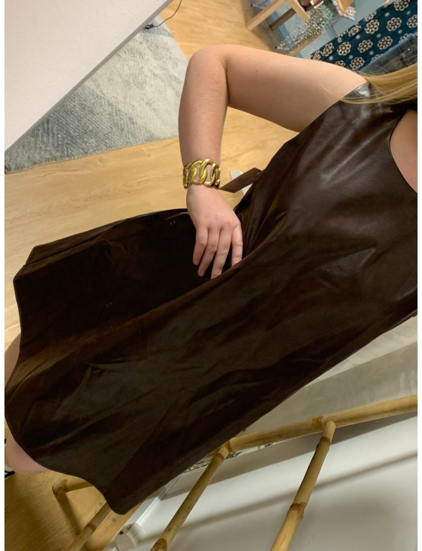 Vestido ecopele