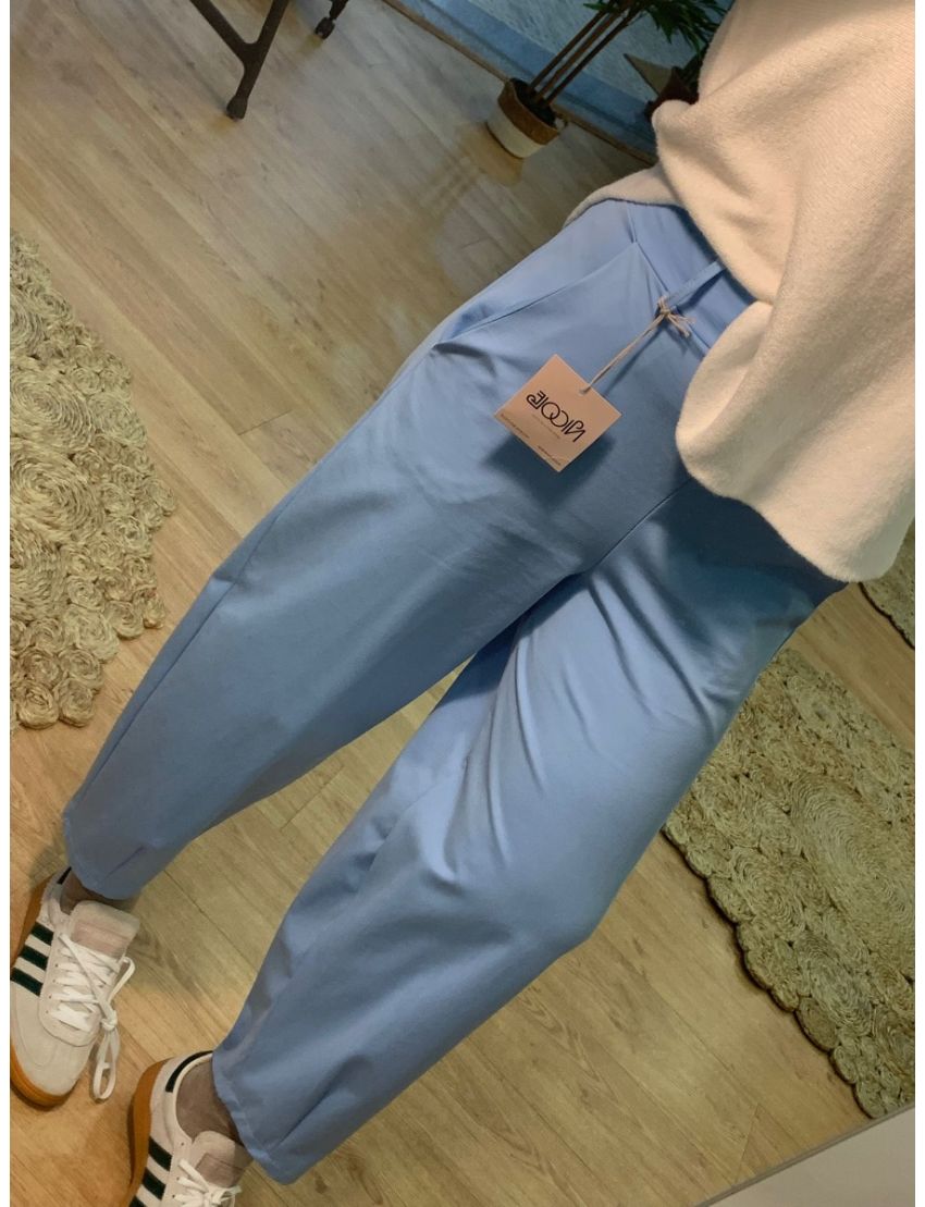 Calças baloon azuis